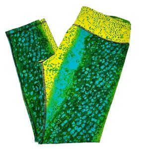 Guy Harvey Leggings Dorado Print‎ Key West Outdoors Size XL Activewear Yoga Gym